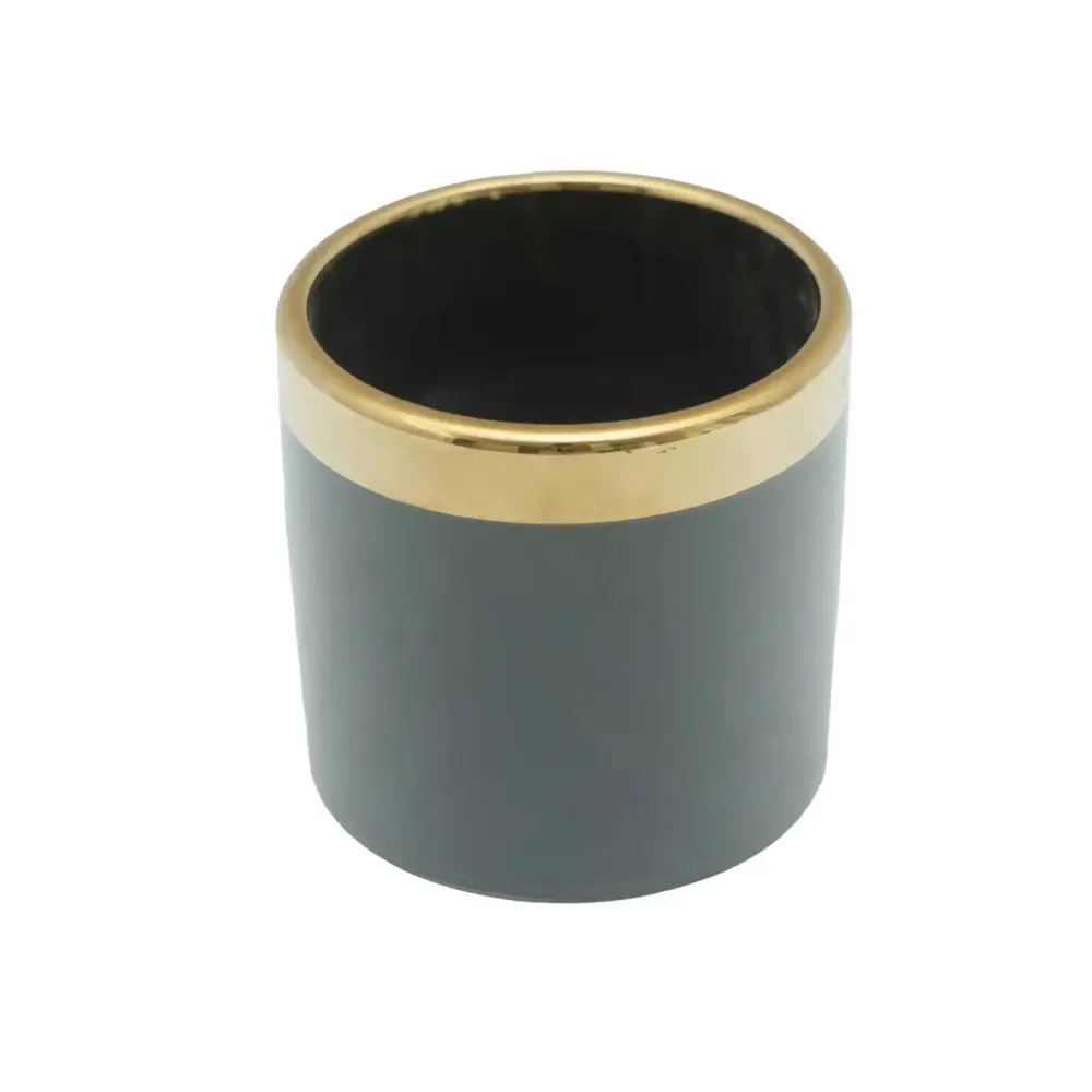 Golden and Black Pot