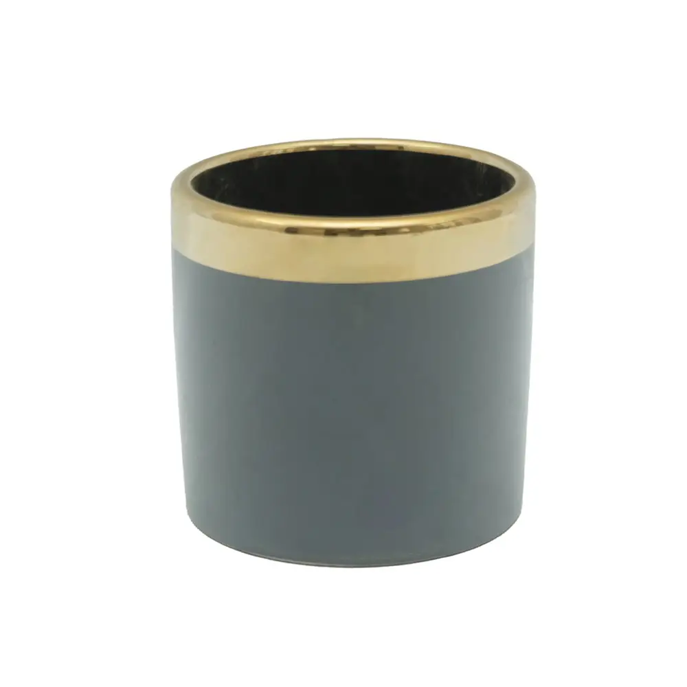 Golden and Black Pot