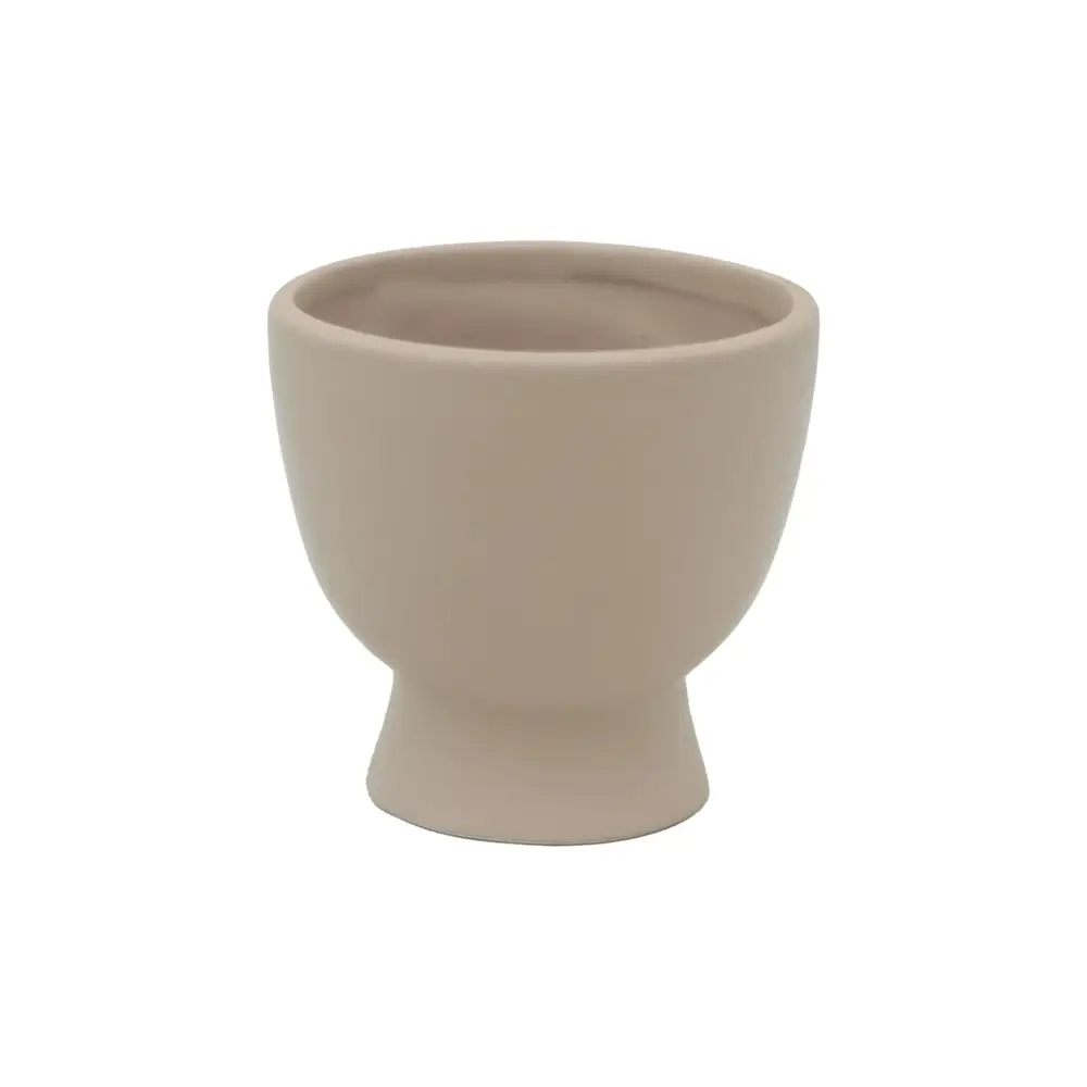 Face Design Ceramic Pot