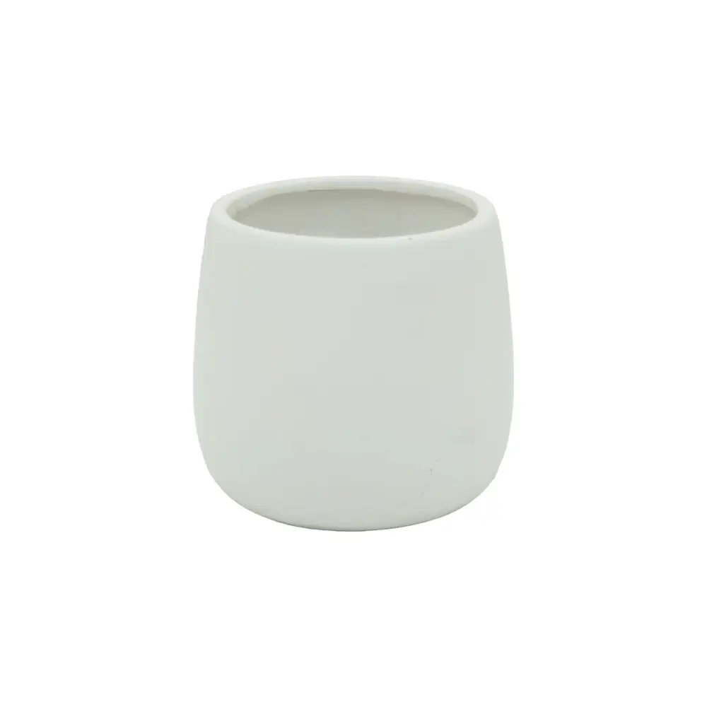 Face Designed Ceramic Pot