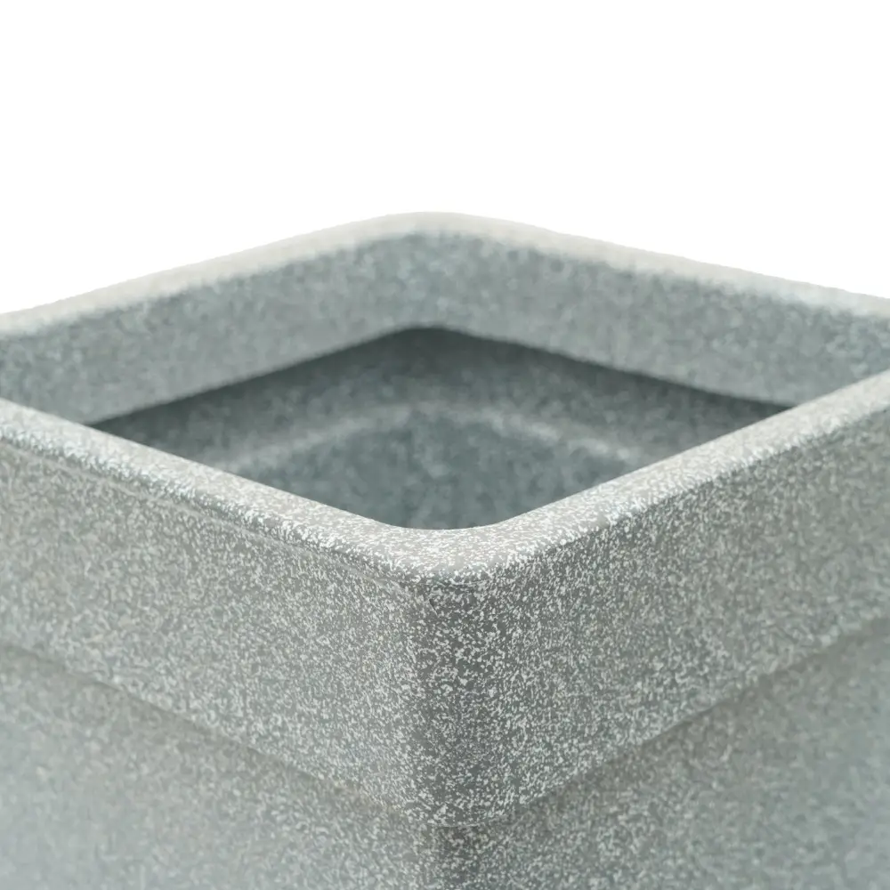Grey Texture Square Pot