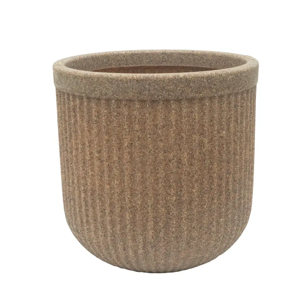 Tokyo Round Brown Pots