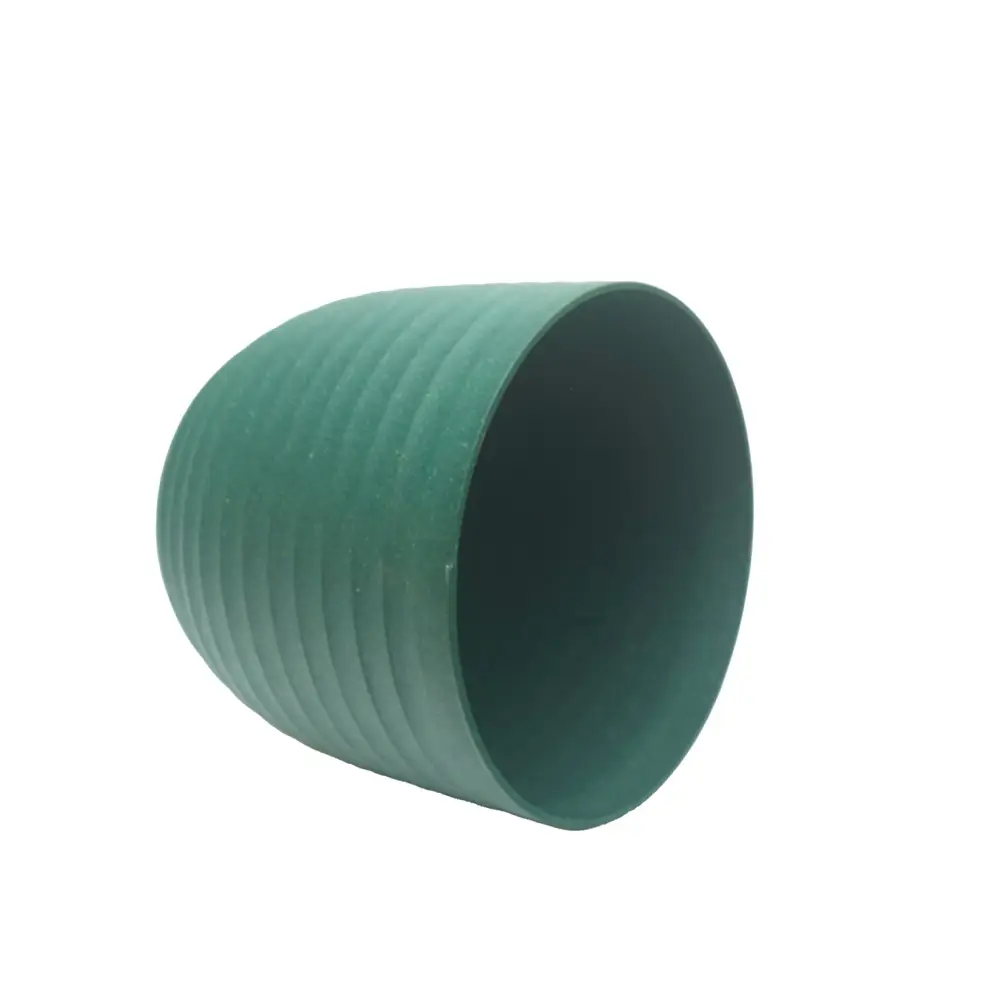 Green Fiber Plastic Pot