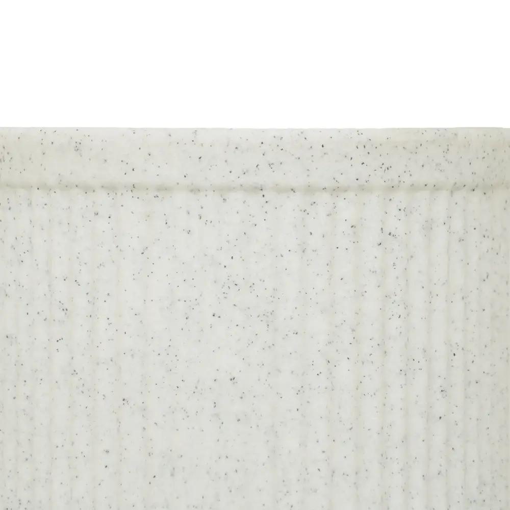 White Cylindrical Shape Pot