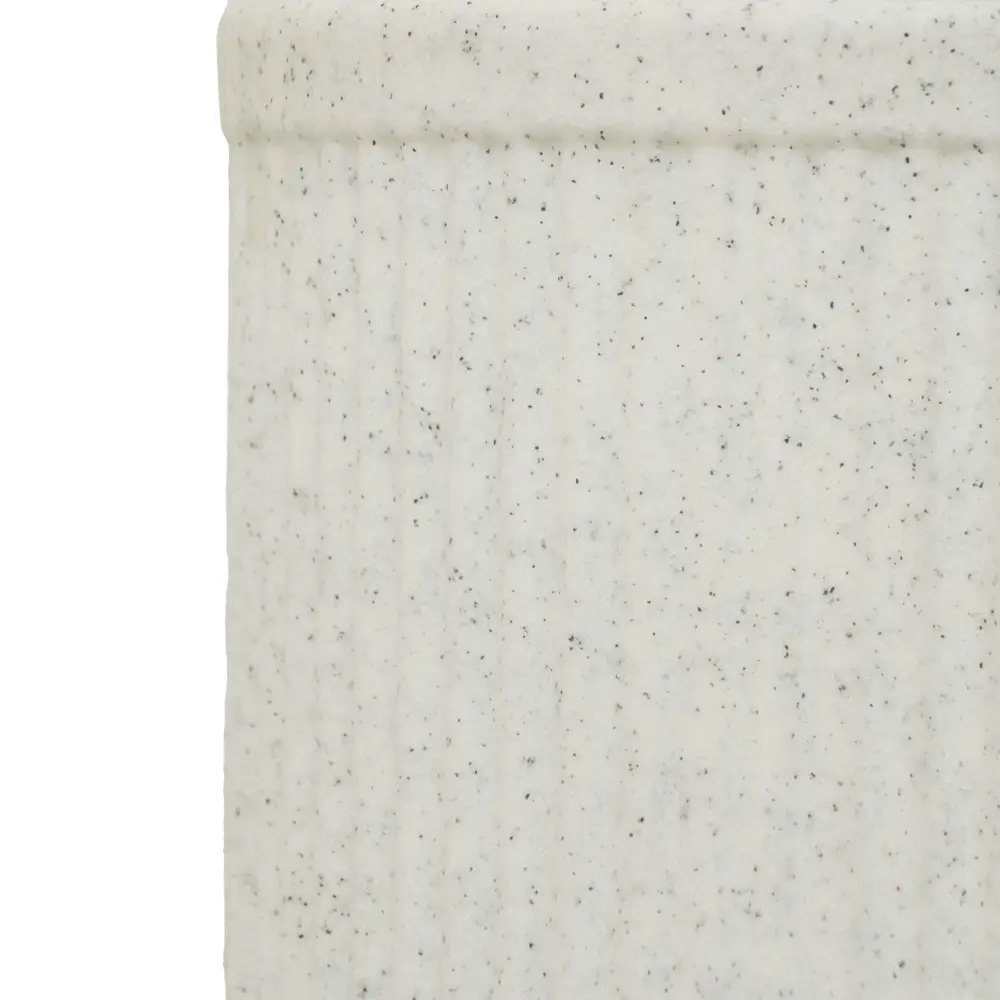 White Cylindrical Shape Pot